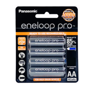 Pin Sạc AA Panasonic Eneloop Pro 2550mAh Vỉ 4 Viên